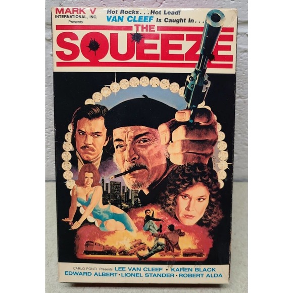 The Squeeze big box VHS - Action Movie - Van Cleef - Mark V - RARE!! - Picture 1 of 7